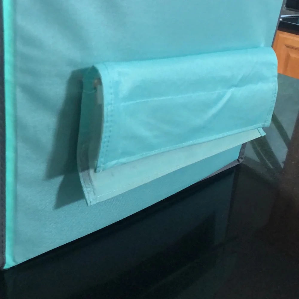 Closet organization hanging directly on the rod